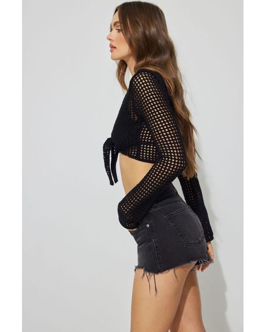 Garage Black Denim Festival Short