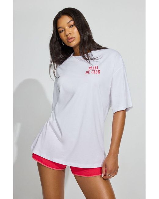 Garage Multicolor Oversized Boyfriend Tee