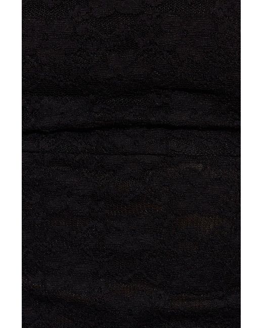 Garage Black Asymmetric Tube Top