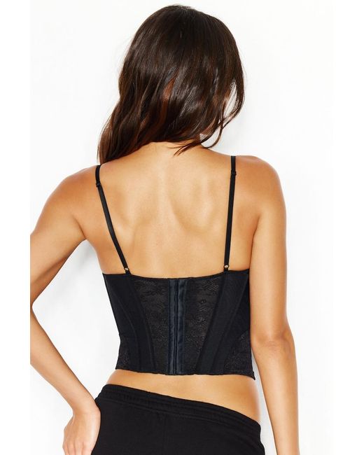 Garage Black Tate Sweetheart Lace Corset