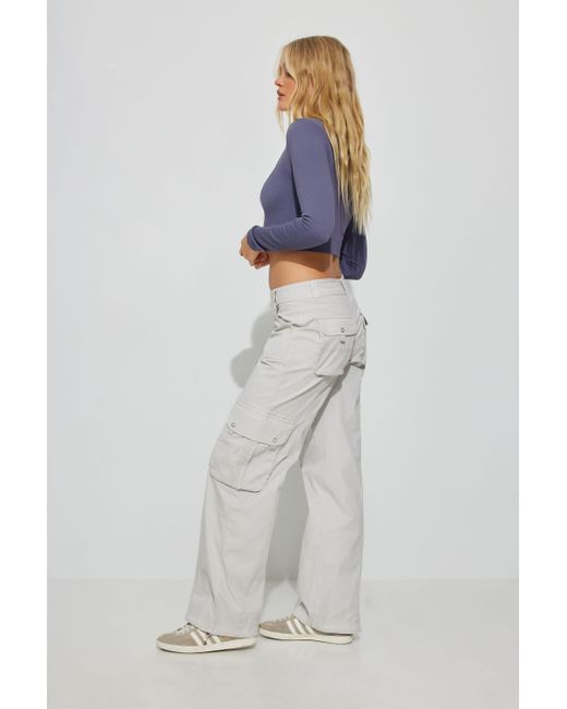 Garage Chicago Low Rise Cargo Pant in Blue Lyst