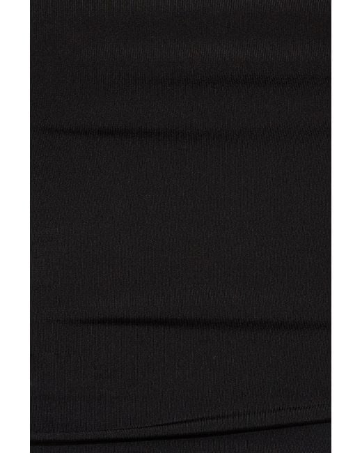 Garage Black Long Sleeve Cowl Back Top