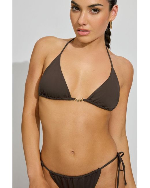 Garage Black Hardware Slider Triangle Bikini Top