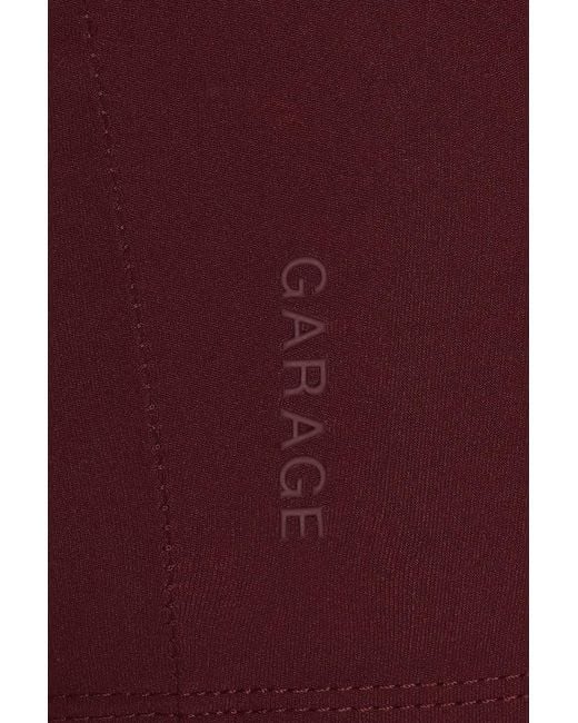 Garage Red Active Squareneck Romper