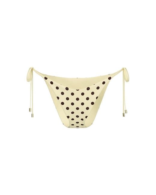 Garage Metallic Cheeky Side Tie Bikini Bottom