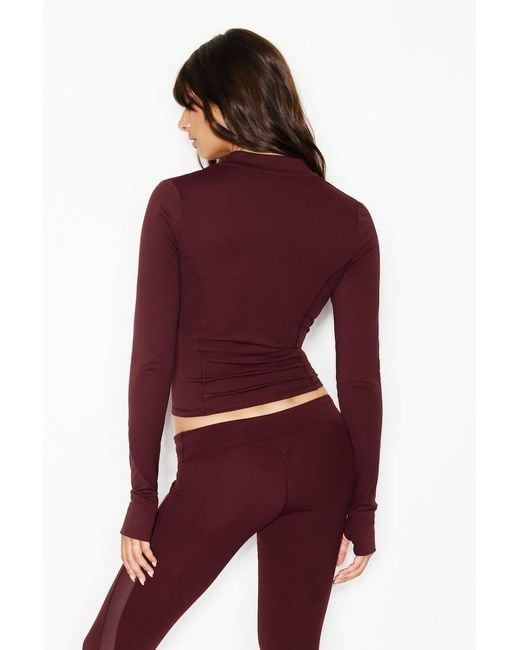 Garage Purple Active Zip Up Jacket