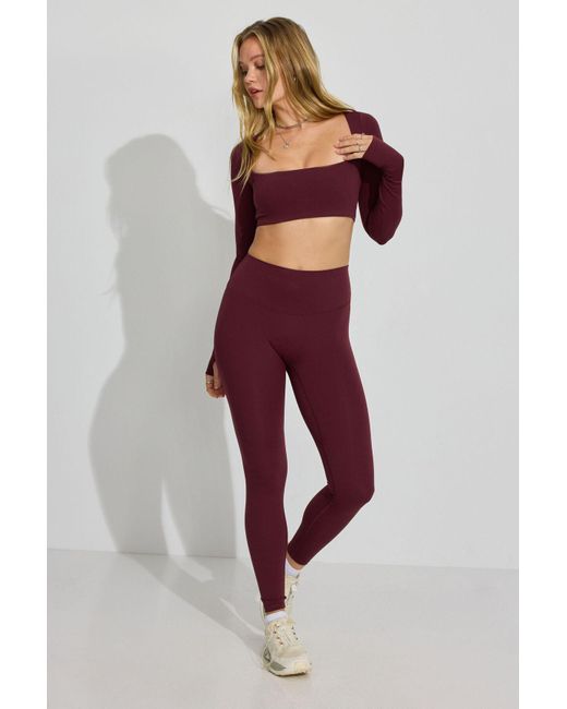 Garage Red Softactive Long Sleeve Top