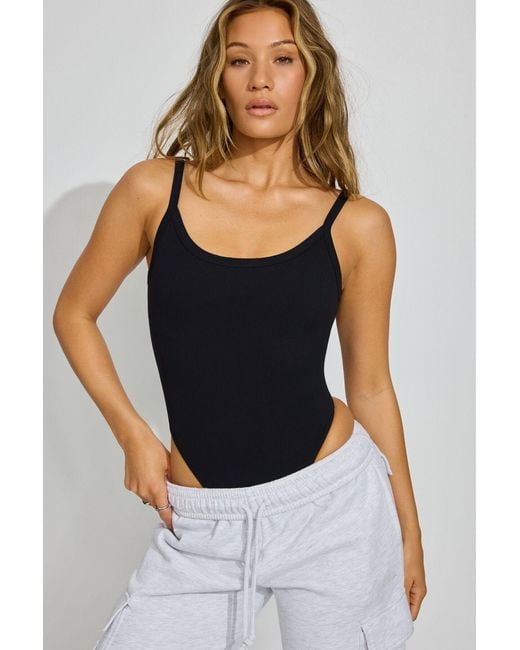 Garage Black Softactive Scoop Cami Bodysuit
