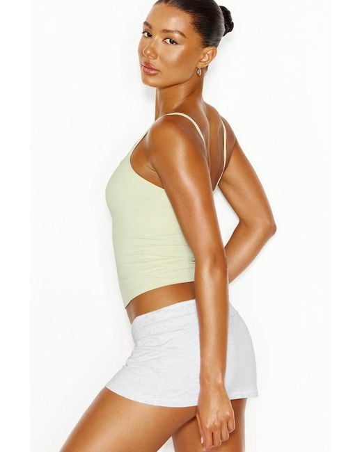 Garage White Sleek Scoop Cami Top