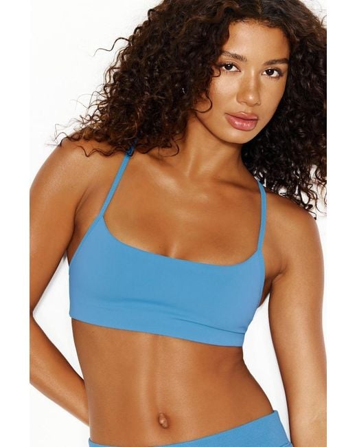 Garage Blue Active Y-Back Bra