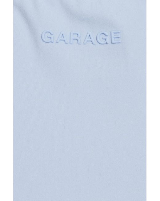 Garage White Active Open Back T-Shirt