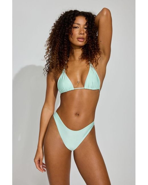 Garage Brown Boomerang Cheeky Bikini Bottom