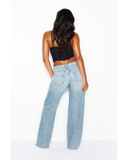 Garage Blue Low Rise Cheeky Jeans