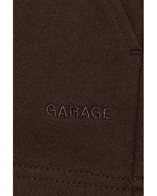 Garage Black Softterry Relaxed High Rise Shorts