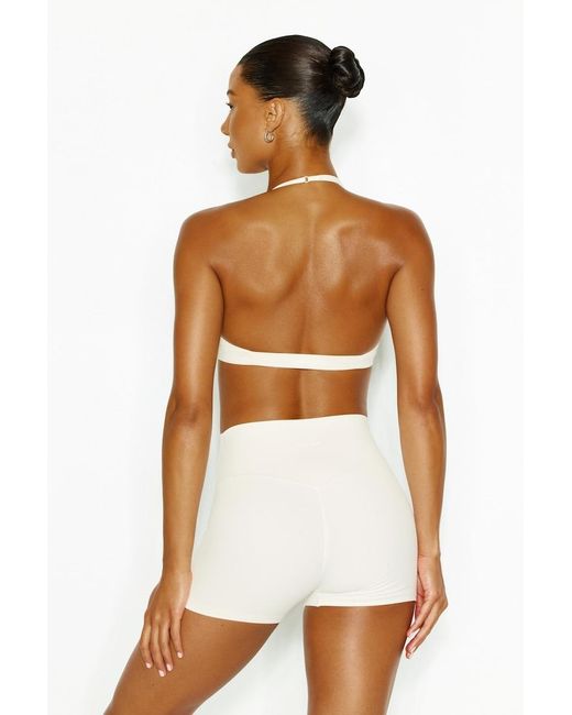 Garage White Active Booty Shorts