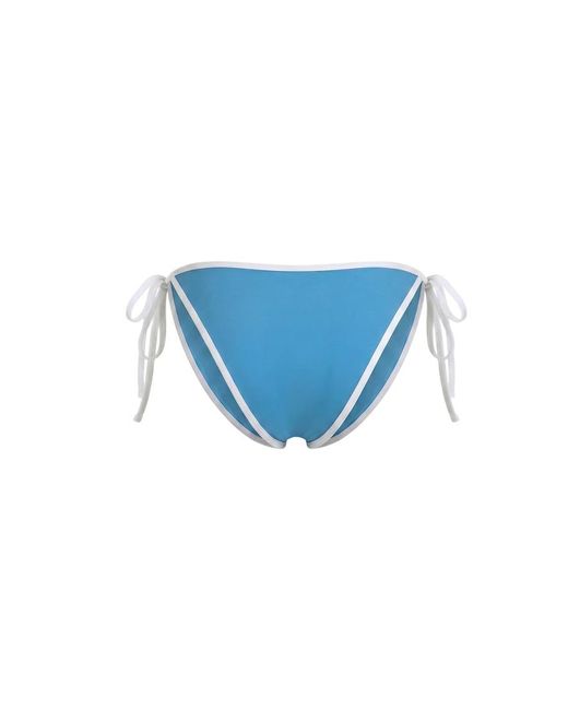 Garage Blue Cheeky Side Tie Bikini Bottom