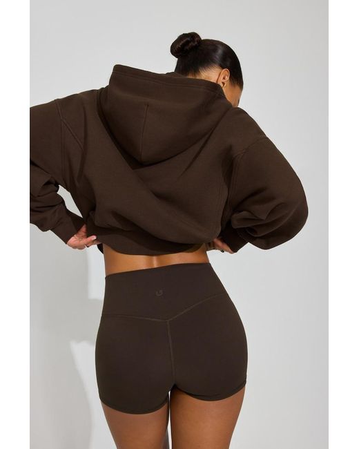 Garage Brown Ultrafleece Cotton Zip Hoodie