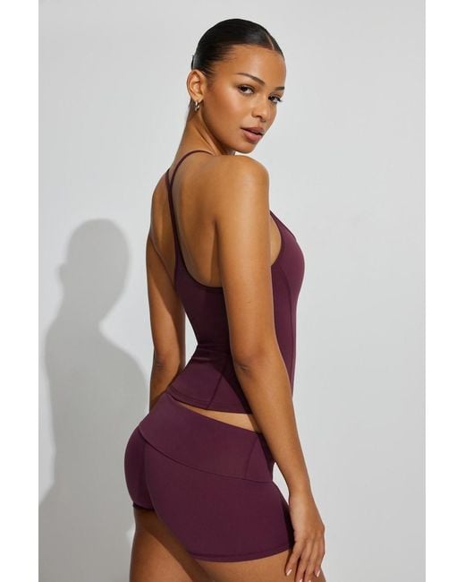 Garage Purple Active Y-Back Tank Top
