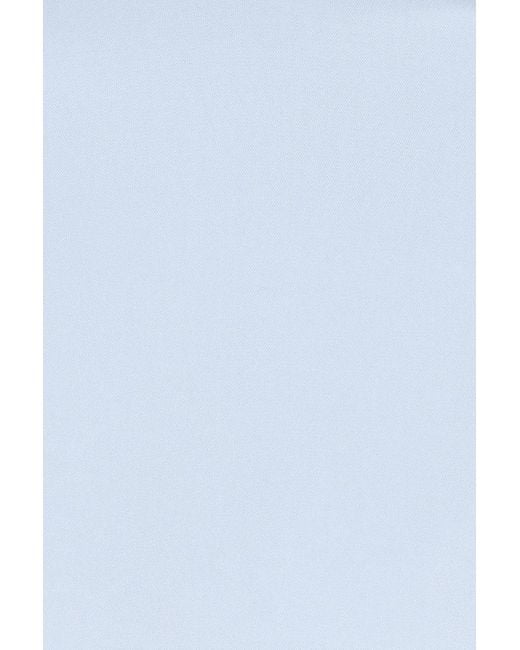 Garage Blue Celine Tie Back Apron Top