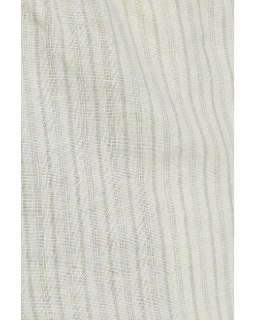 Garage Natural Clean Linen Mini Shorts