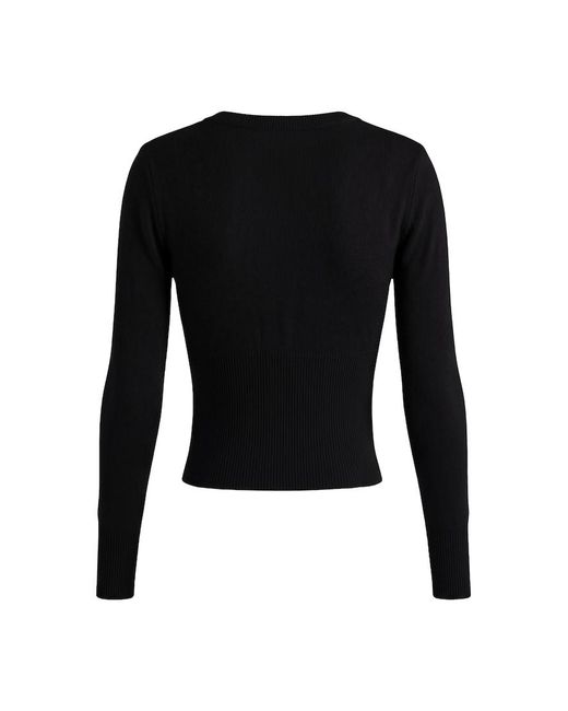 Garage Black Clean Cinch Waist Cardigan