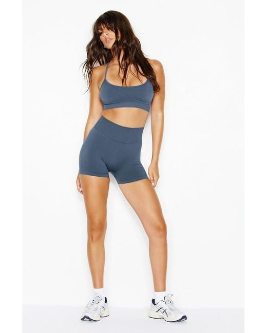 Garage Blue Active Seamless Booty Short