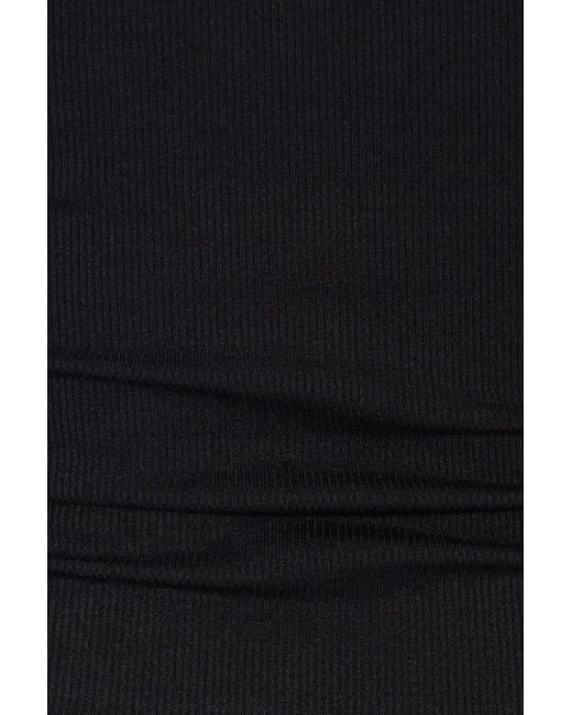 Garage Black Snatchrib Crossover Longsleeve Top