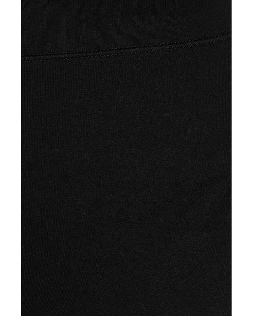 Garage Blue Stretchterry Capri Pants