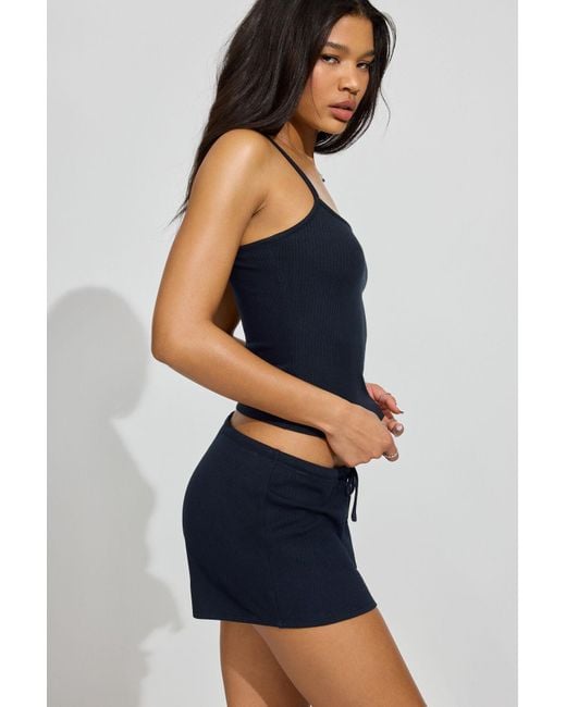 Garage Black Rib Cami Top