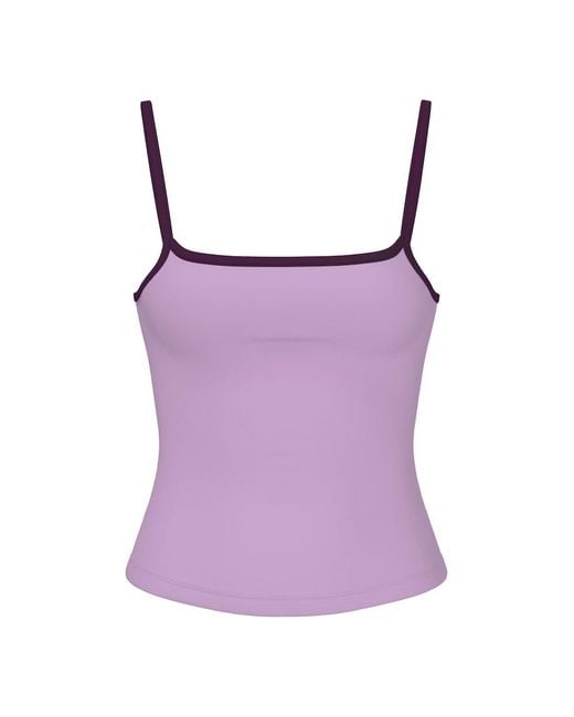 Garage Purple Sleek Scoop Cami Top