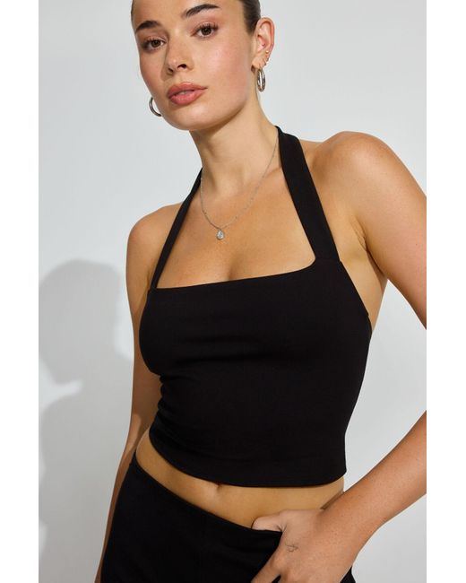 Garage Black Halter Top