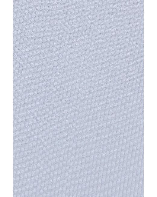Garage Blue Mini Ribbed Sleep Pants