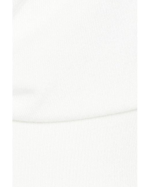 Garage White Off Shoulder Reset Long Sleeve Top