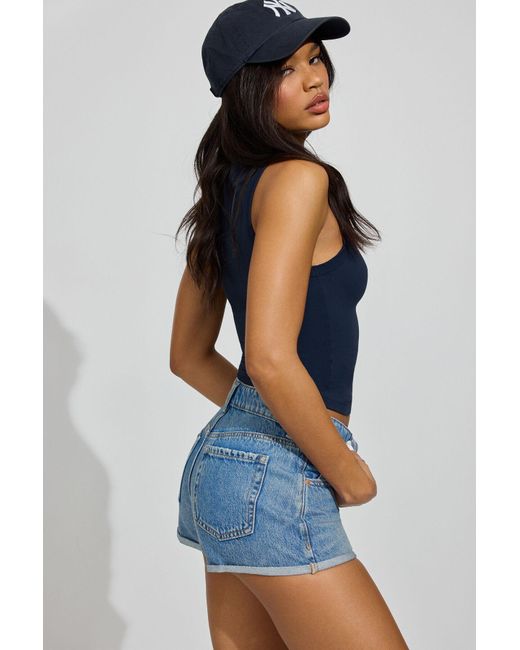 Garage Blue Denim Festival Shorts