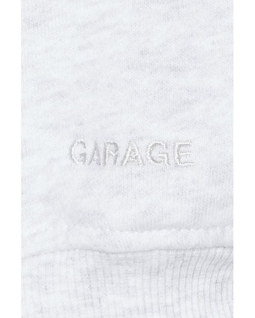 Garage White Ultrafleece Half Zip Sweatshirt