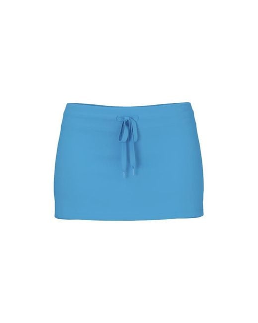 Garage Blue Stretchterry Micro Skort
