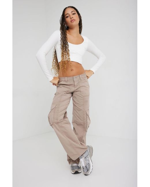 Garage Cotton Chicago Low Rise Cargo Lyst Canada