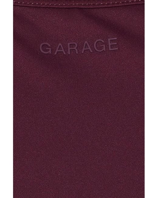 Garage Purple Active Open Back T-Shirt