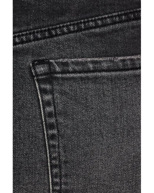 Garage White Denim Micro Skort