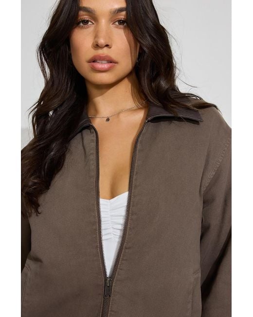 Garage Blue Twill Worker Jacket