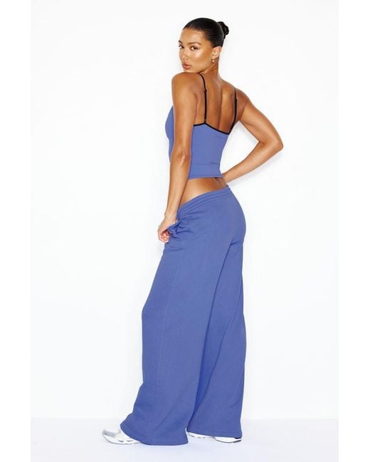 Garage Blue Ultrafleece Wide Leg Sweatpants