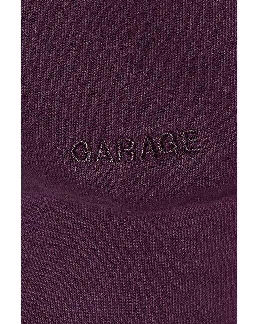 Garage Purple Ultrafleece Cotton Zip Hoodie