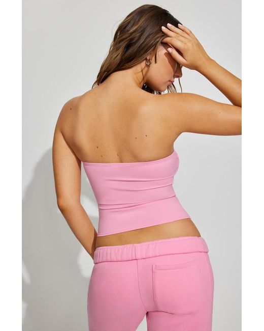 Garage Pink Sleek Longline Tube Top
