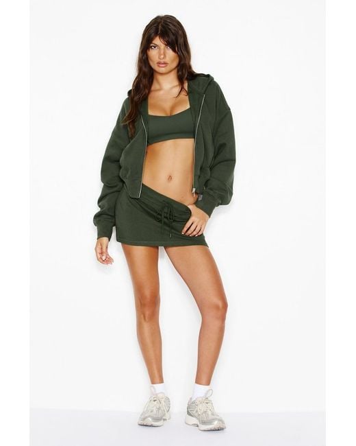 Garage Green Ultrafleece Cotton Zip Hoodie