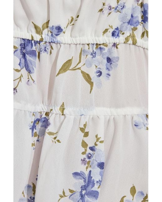 Garage White Tie Front Babydoll Cami Top