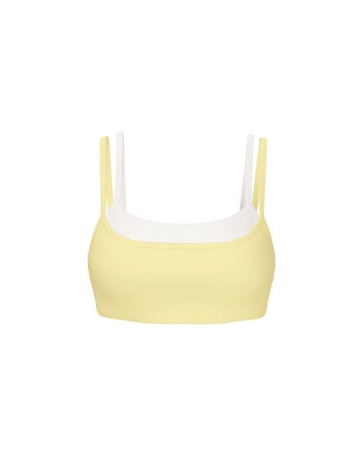 Garage Yellow Active Double Layer Bra