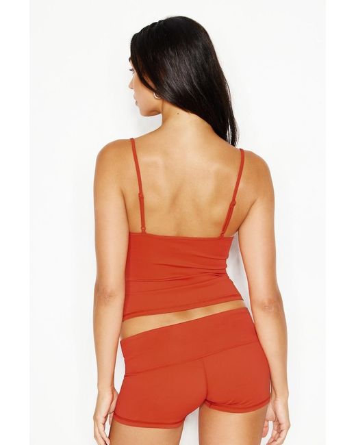Garage Orange Active Plunge Cami Top