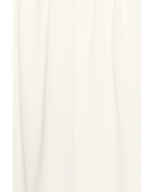 Garage White Sweetheart Neckline Mini Dress