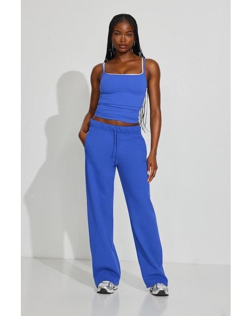 Garage Blue Ultrafleece Straight Leg Sweatpants