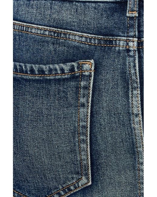Garage Blue Denim Micro Skort